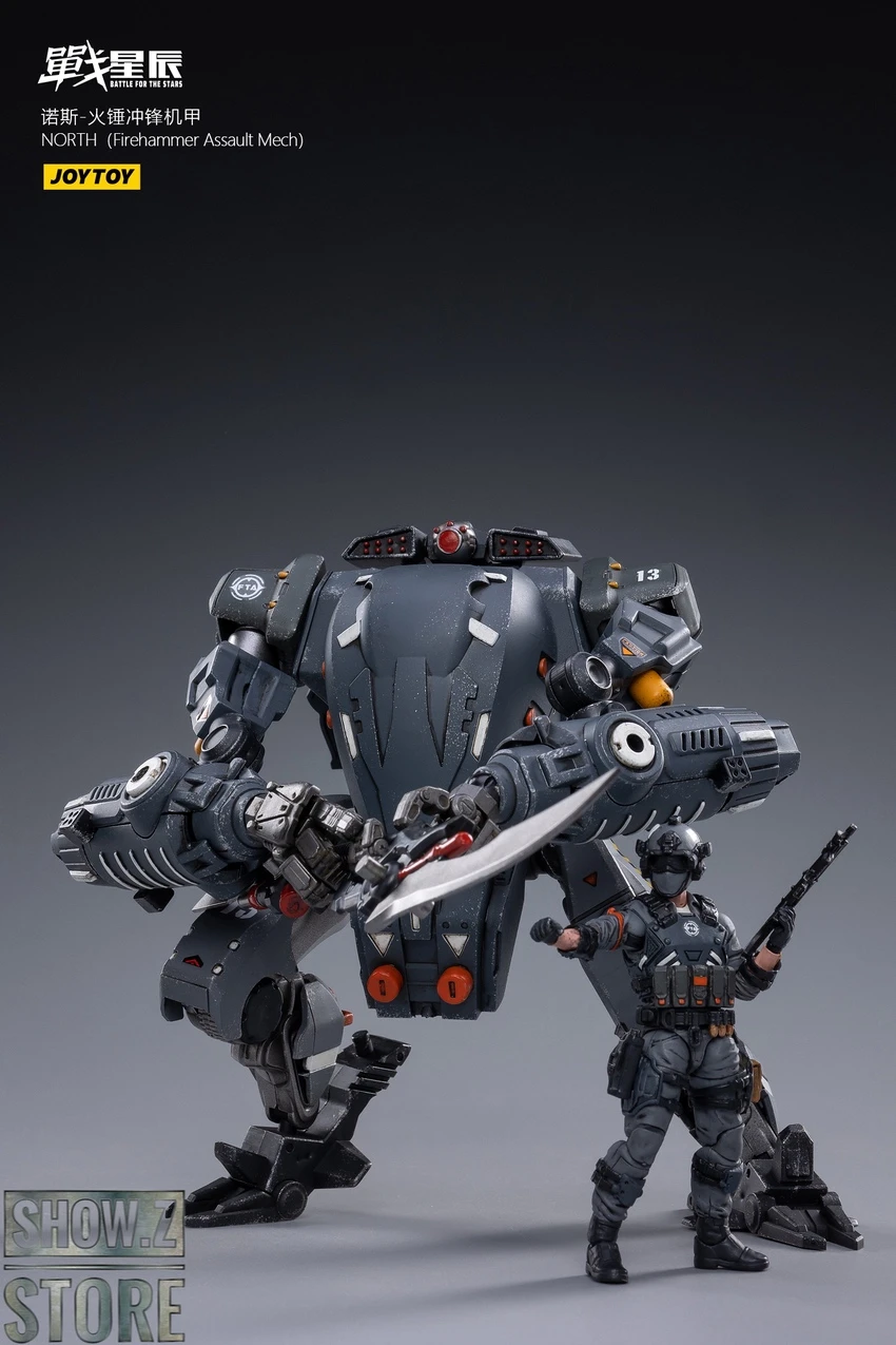 JoyToy Source 1/18 NORTH Firehammer Assault Mech W/ Pilot - Image 14
