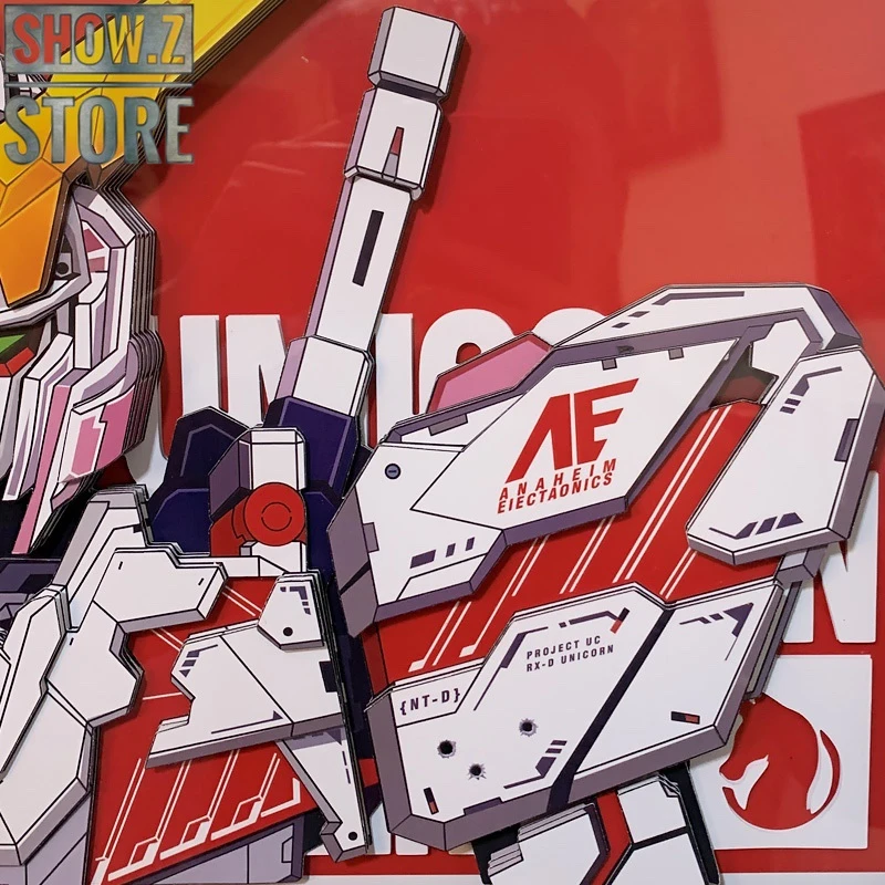 ChenFu Studio RX-0 Unicorn Gundam 3D Wall Art Decoration Picture - Image 4