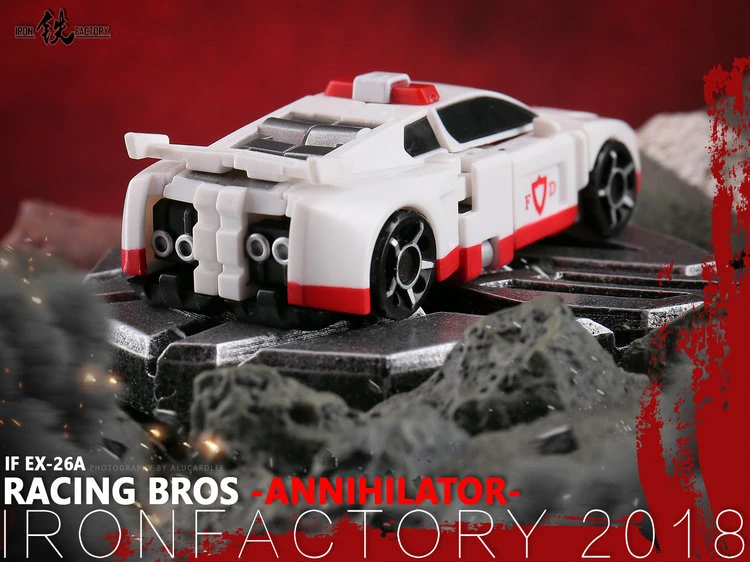 IronFactory EX-26A Racing Bros Annihilator Red Alert - Image 12