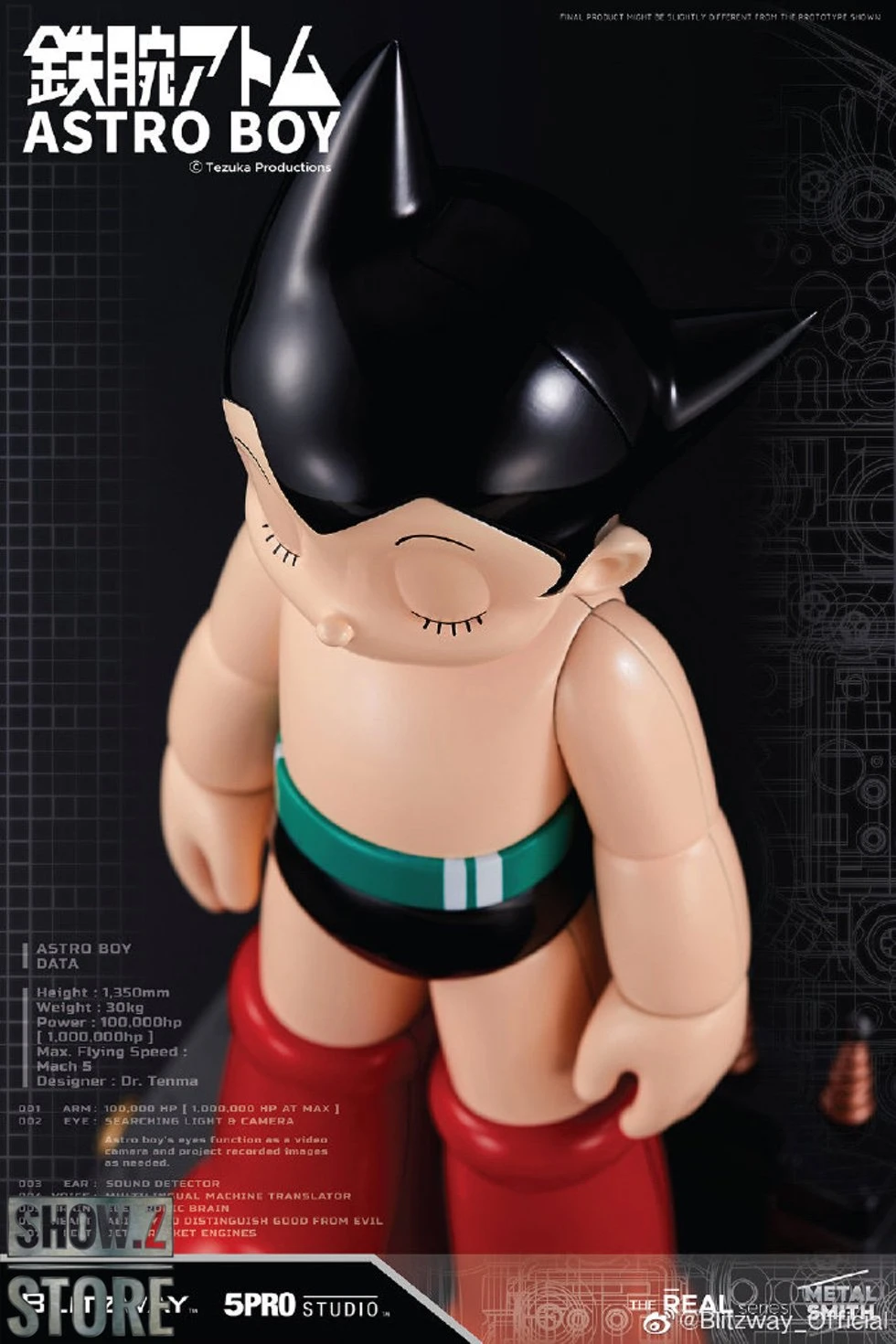Blitzway BW-NS 50102 Astro Boy Anime Statue Normal Version - Image 8