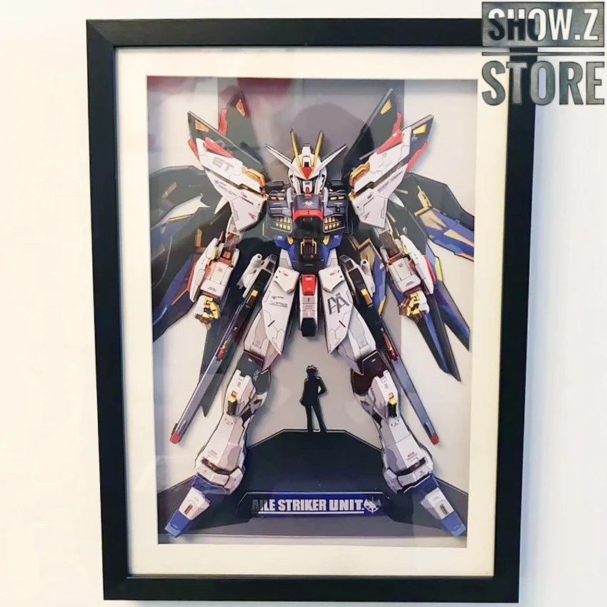 ChenFu Studio GAT-X105+AQM/E-X01 Aile Strike Gundam 3D Wall Art Decoration Picture - Image 4