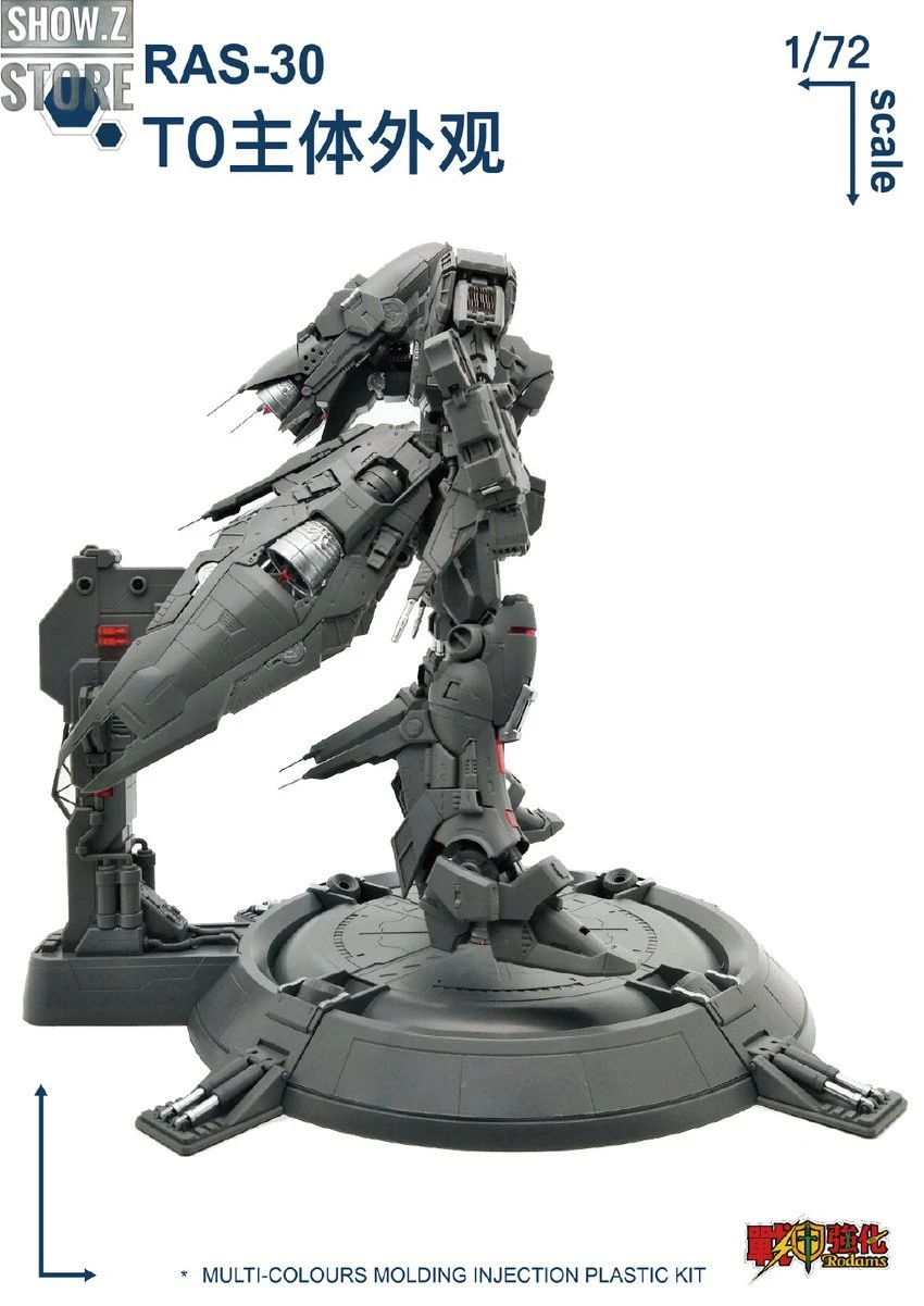 Rodams 1/72 RAS-30 RX-78GP03S Gundam Orange Version Model Kit - Image 14