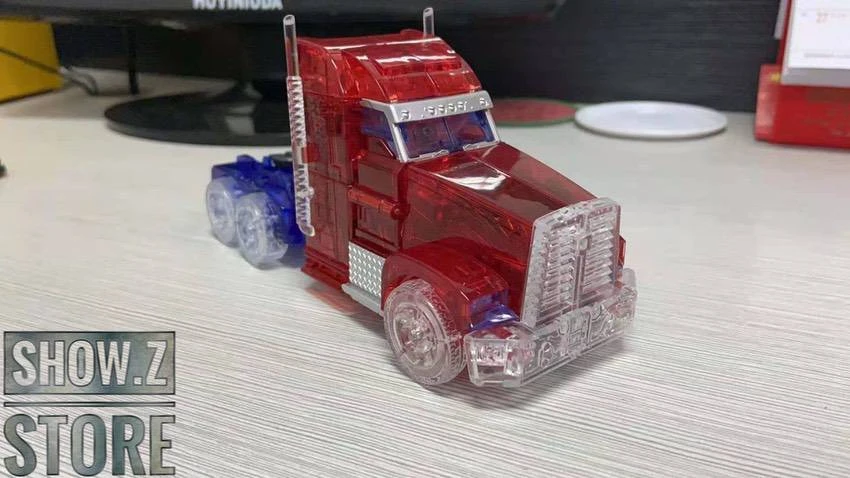 APC Toys APC-001 Attack Prime TFP Optimus Prime Clear Version W/ Clear Wheels - Image 10