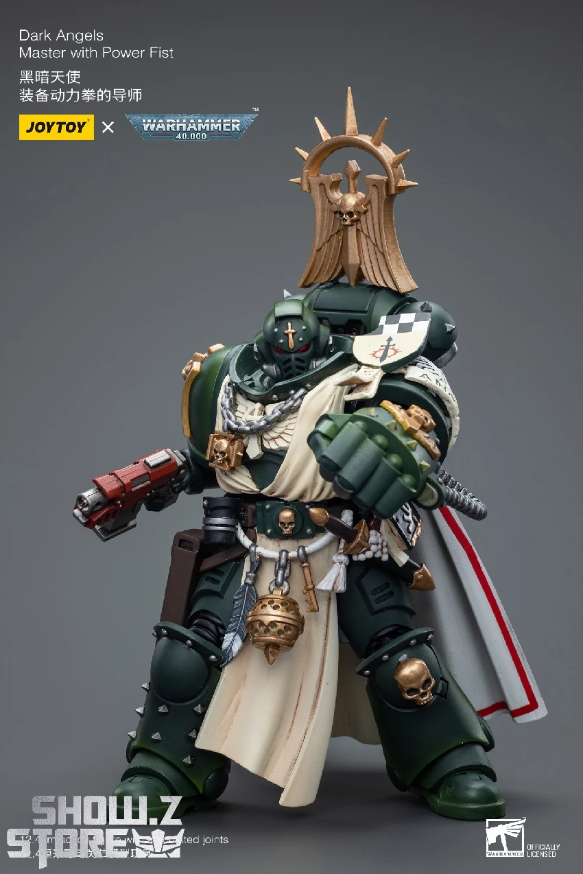 JoyToy Source 1/18 Warhammer 40K Dark Angels Master With Power Fist - Image 5