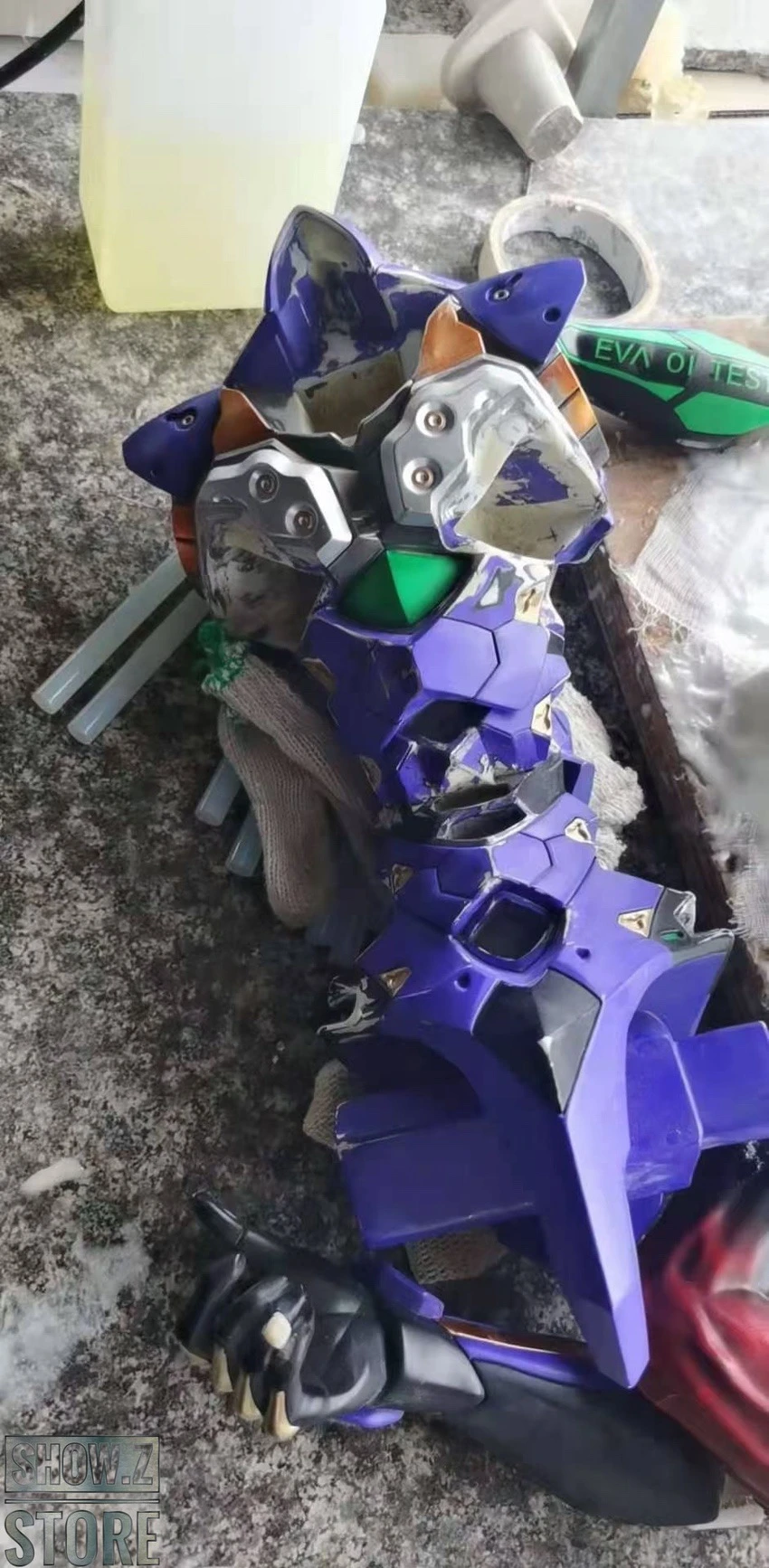 HEAT Studio Custom Made Evangelion Unit 01 Statue - Image 5