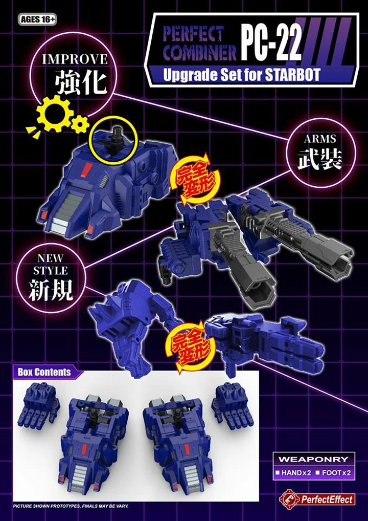 Perfect Effect PC-22 Perfect Combiner Upgrade Kit For POTP Starscream - Image 3
