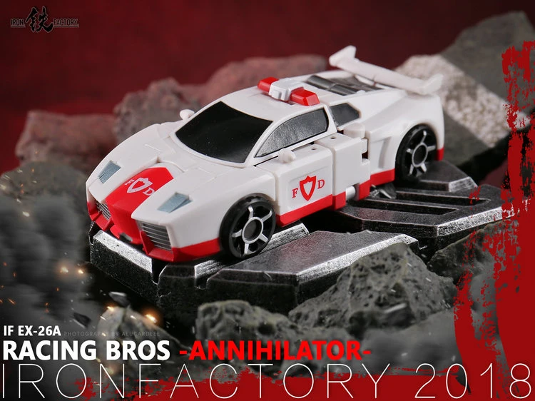 IronFactory EX-26A Racing Bros Annihilator Red Alert - Image 13
