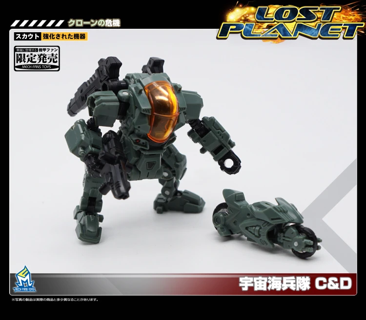 MechFansToys Lost Planet Powered-suit DA08C & DA09D Diaclone - Image 7