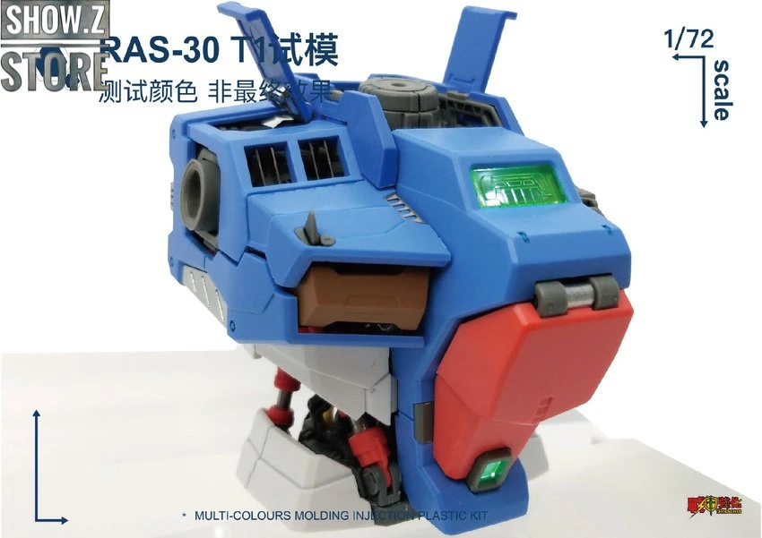 Rodams 1/72 RAS-30 RX-78GP03S Gundam Orange Version Model Kit - Image 8