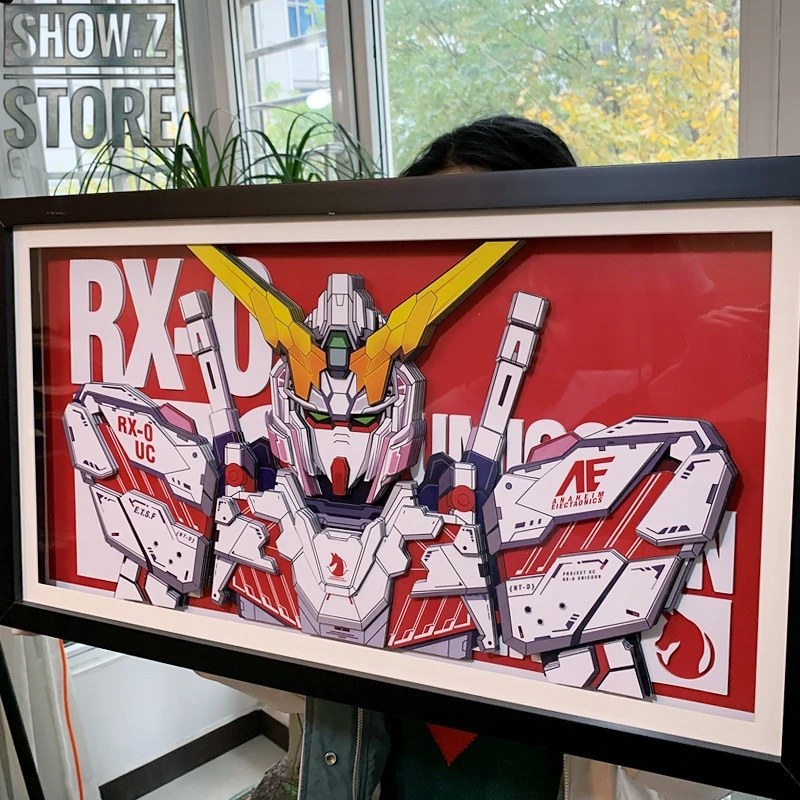 ChenFu Studio RX-0 Unicorn Gundam 3D Wall Art Decoration Picture - Image 5
