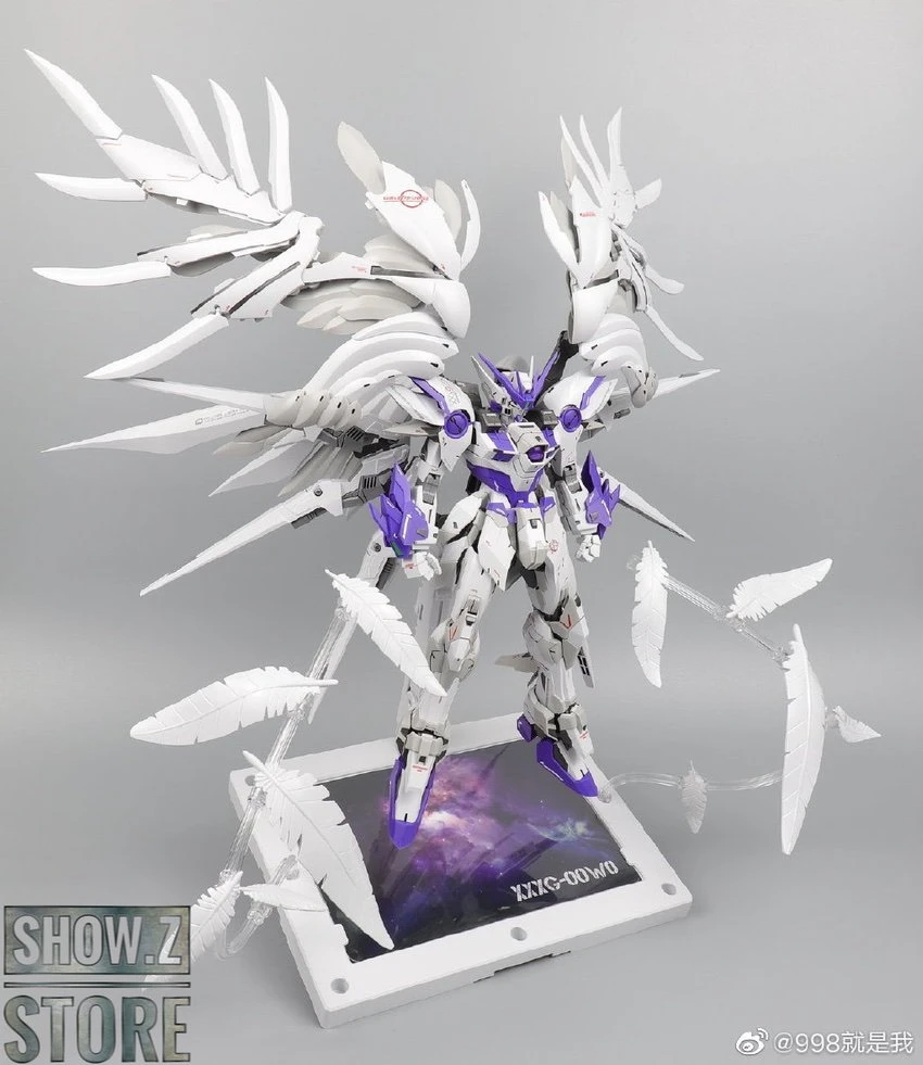Moxin MG 1/100 XXXG-00W0 Wing Gundam Zero Purple Version Model Kits - Image 4