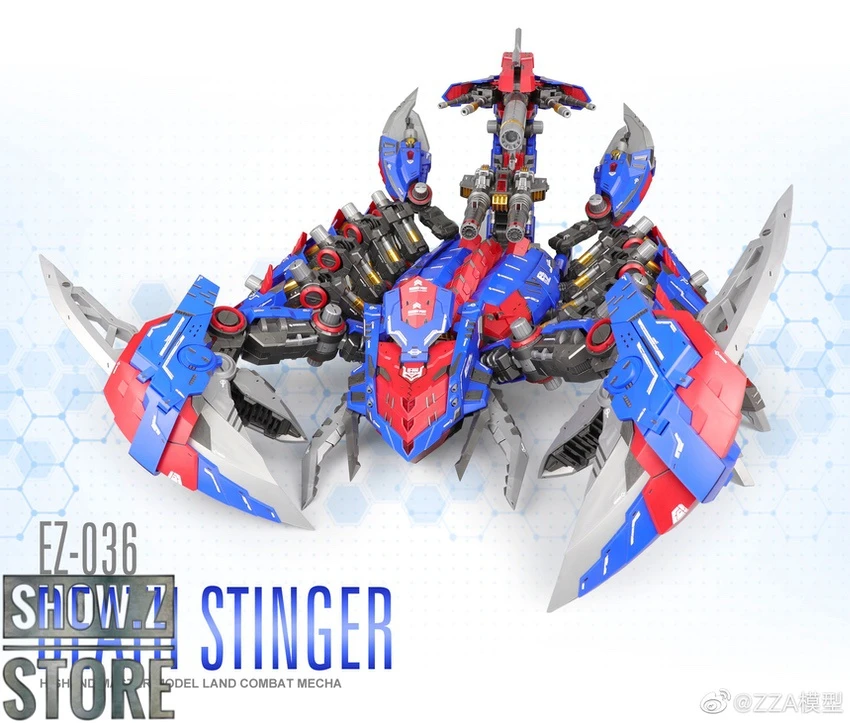 ZA Model EZ-036 Death Stinger Model Kit Anime Color Version - Image 8