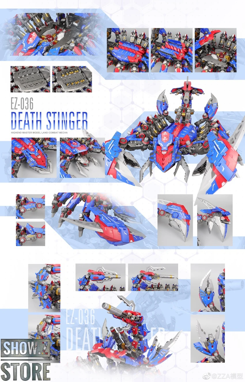 ZA Model EZ-036 Death Stinger Model Kit Anime Color Version - Image 10
