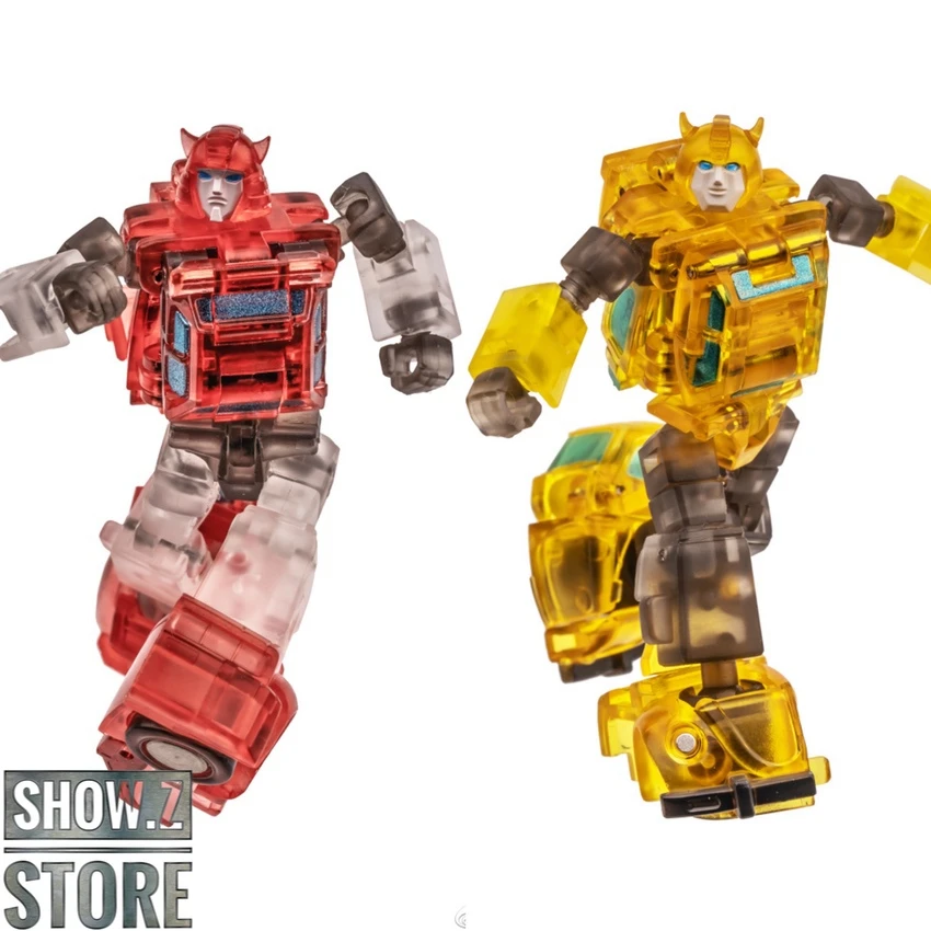 NewAge H25T Herbie Bumblebee & H26T Vanishing Point Cliffjumper Clear Version Set Of 2 - Image 2